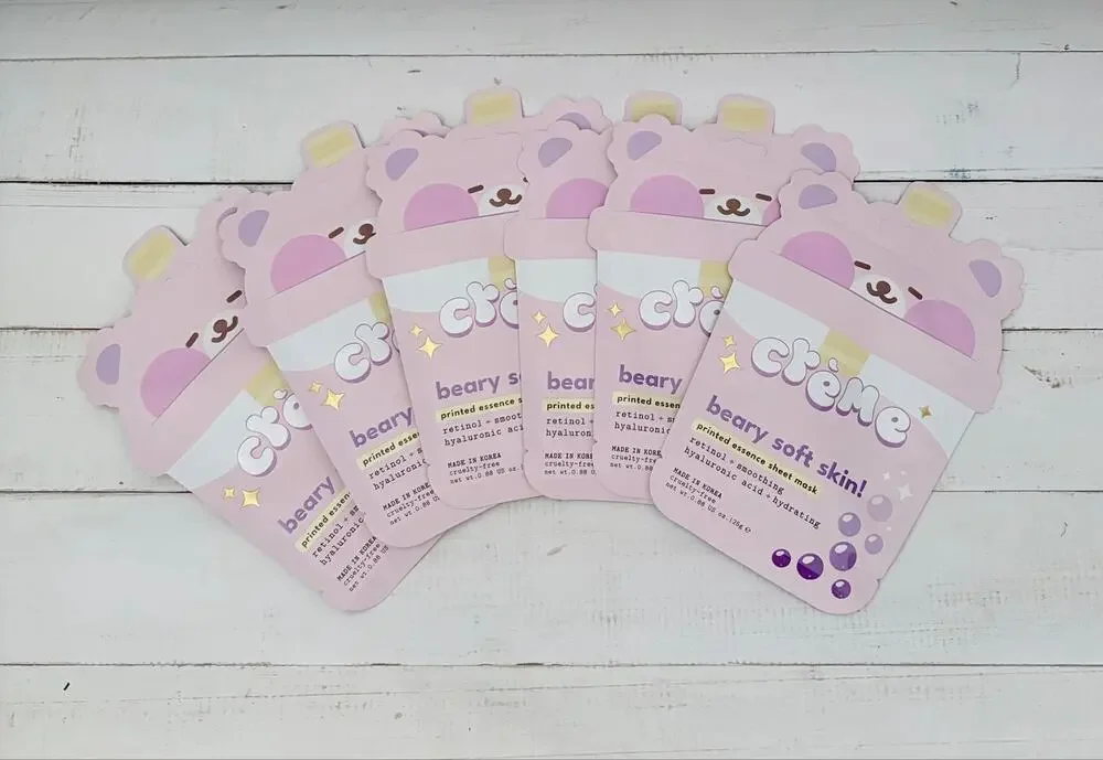 6X THE CRÈME Shop Beary Soft Skin! Printed Essence Sheet Mask